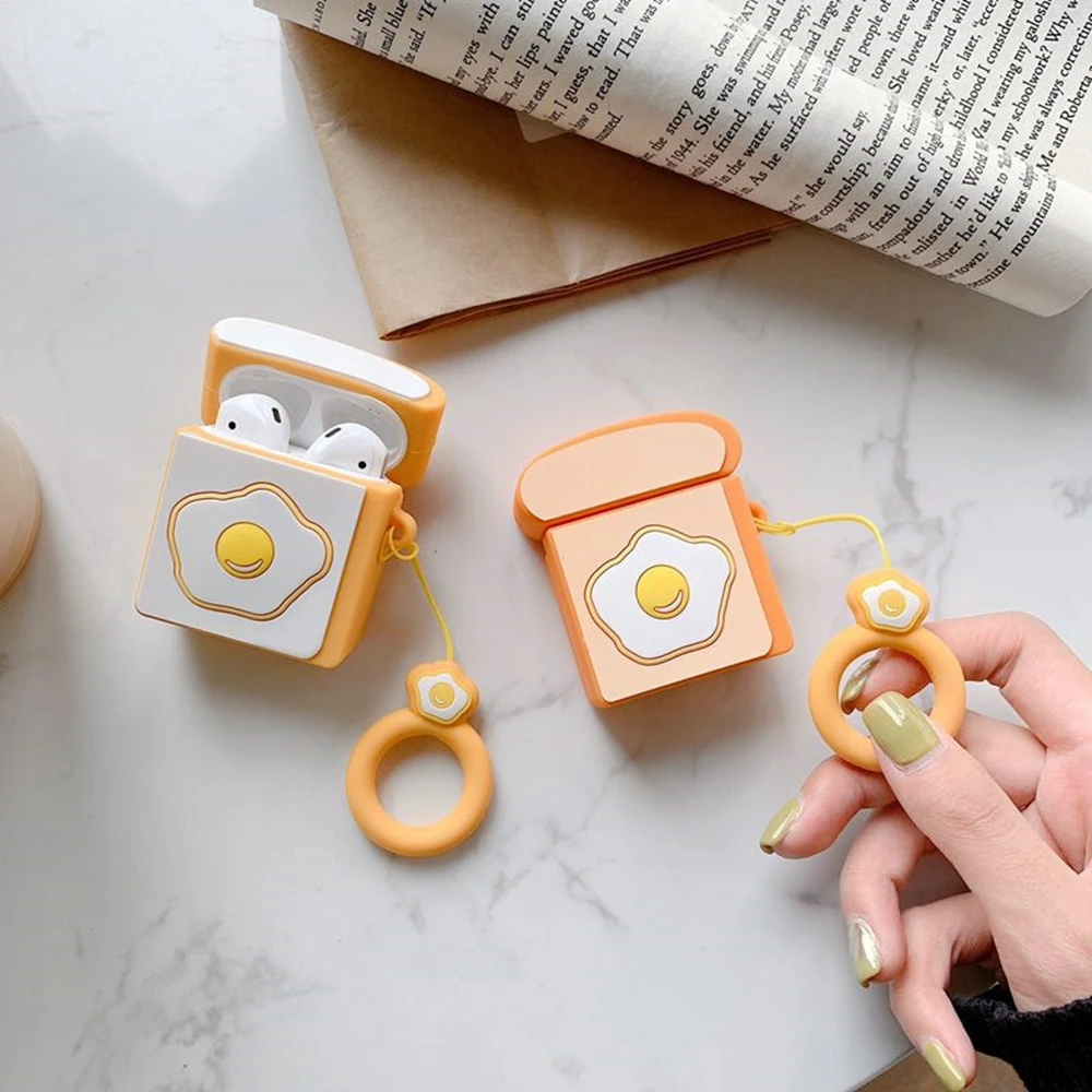 Мультяшный арбуз жемчужный молочный чай яйцо милый для Airpod чехол Silione мягкий Bluetooth протектор для наушников Анти-осенний чехол для Airpods