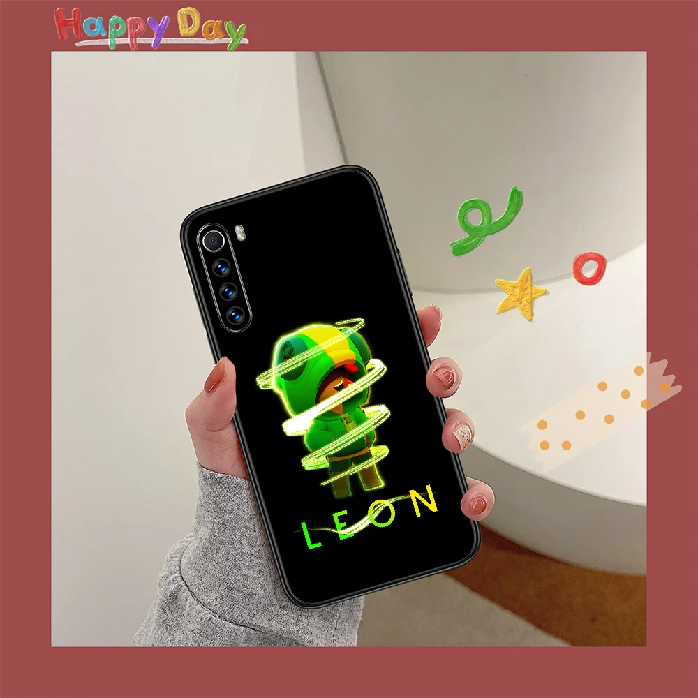 

Stars Game Leon Crow Phone Case For XIAOMI Redmi Note 5 7 8 T 9 6A 7A 8A 9S K 20 30 Pro black Waterproof Trend Funda Painting