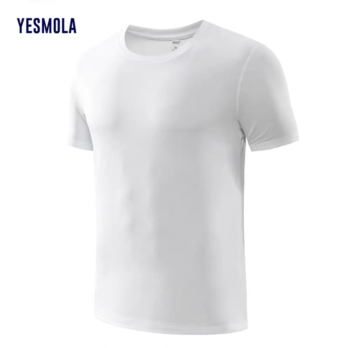 Футболка YESMOLA из ледяного шелка мужская летняя эластичная быстросохнущая