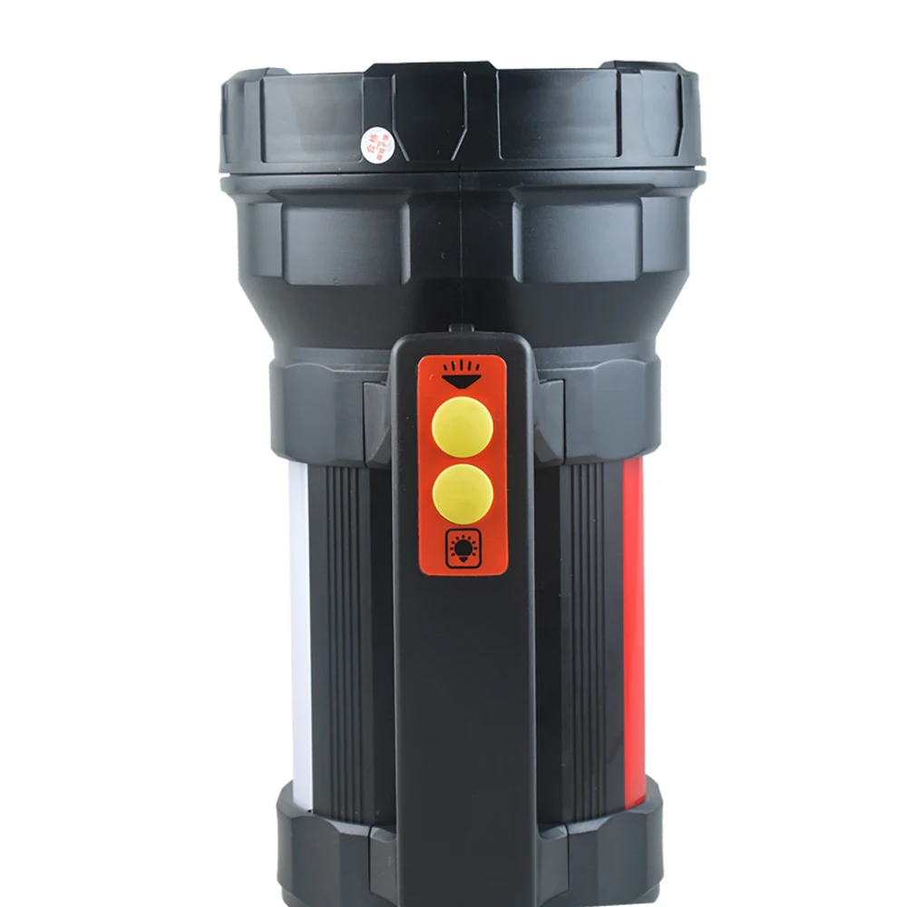 Online Linterna Portátil De Alta Potencia Para Acampar Al Aire Libre, Reflector A Prueba De Agua, De Caza, 2x18650, Batería De Litio, 60W