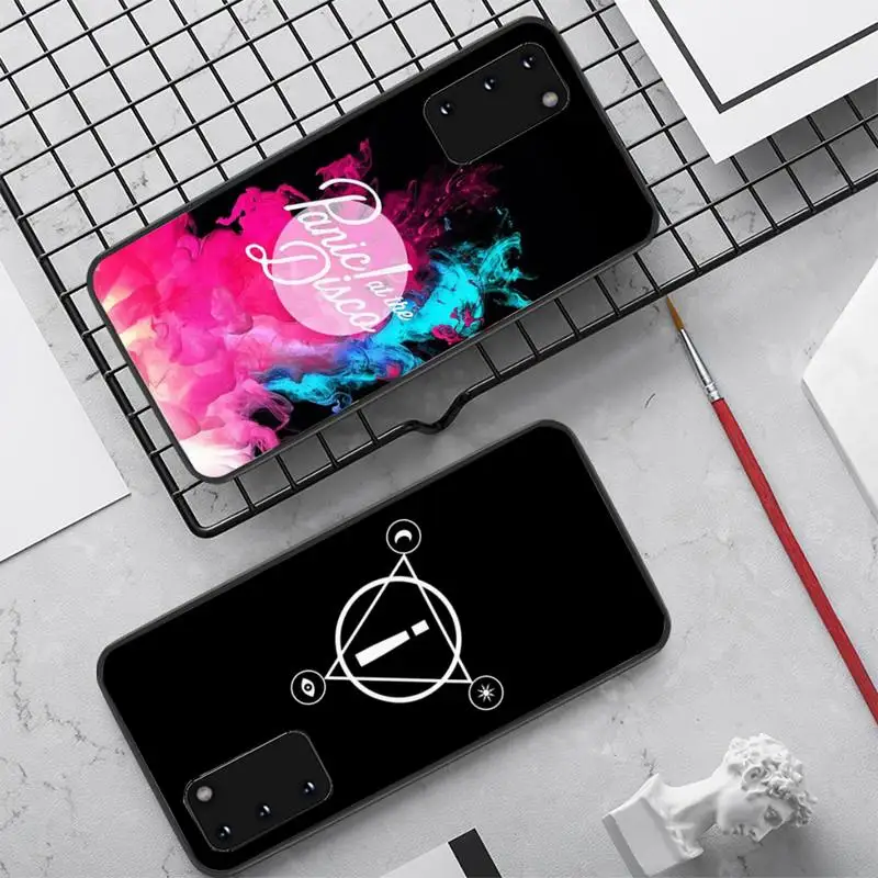 

YNDFCNB Panic ! At The Disco Phone Case for Samsung S10 21 20 9 8 plus lite S20 UlTRA 7edge