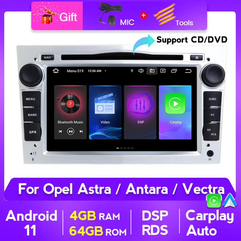 Автомагнитола PX5 2 din android 11 с экраном для Opel Vauxhall Astra H G J Vectra Antara Zafira Corsa Vivaro Meriva Veda |