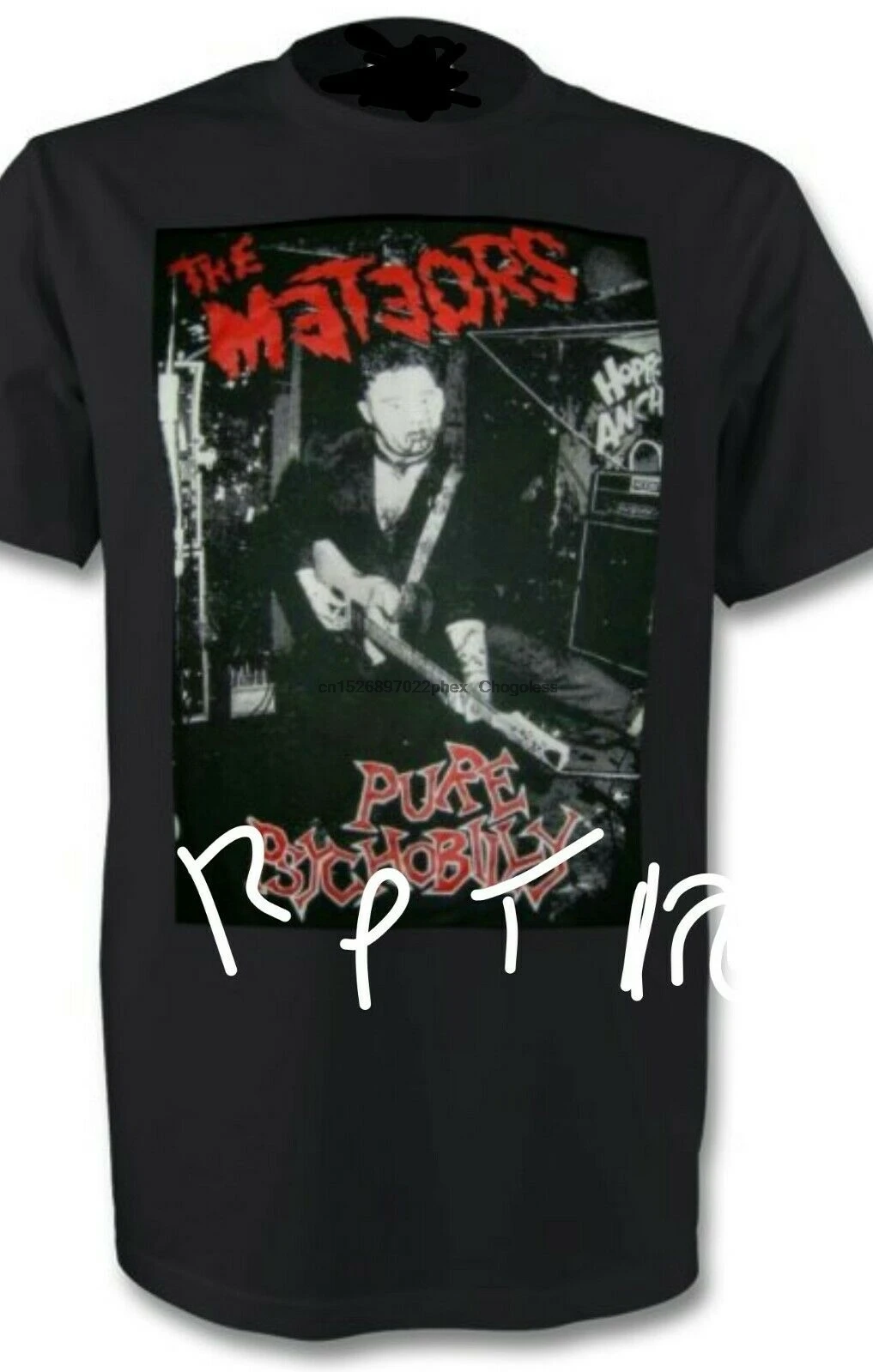 Футболка с надписью The Meteors Pure психолоobilly Клубные судороги гуана батц панк-музыка