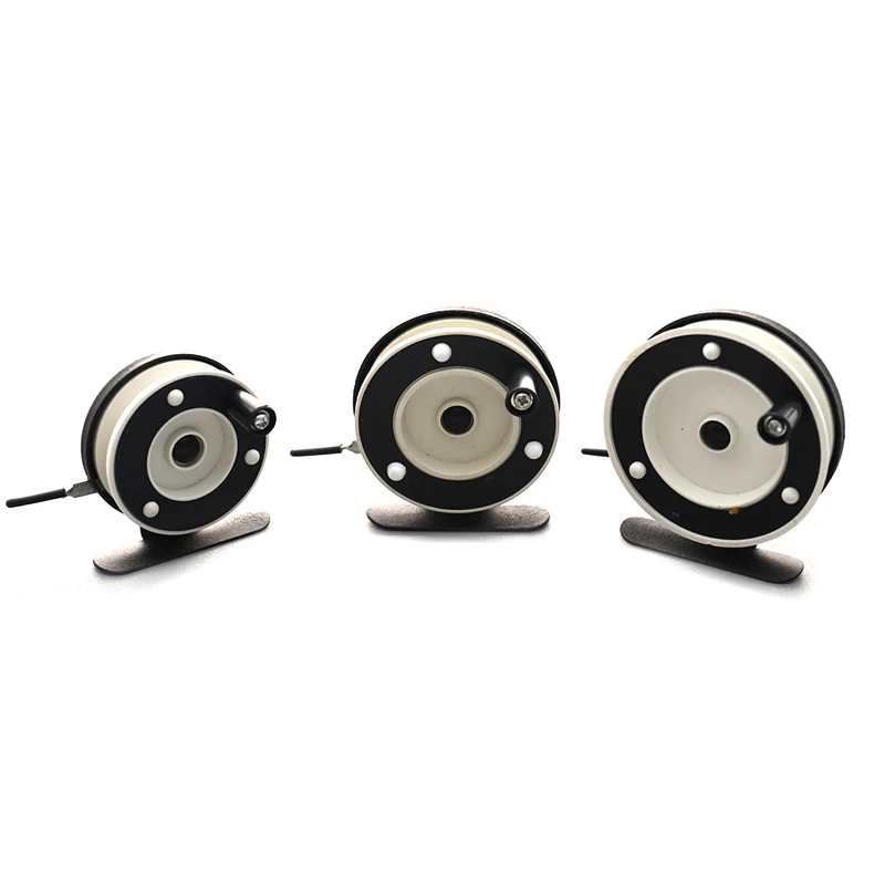 Fishing Reel Plastic Winter Ice Fishing Reel Fly Reel Fishing Reverse Spinning Reel Sea Fishing Tools Pole Tackle Accessories