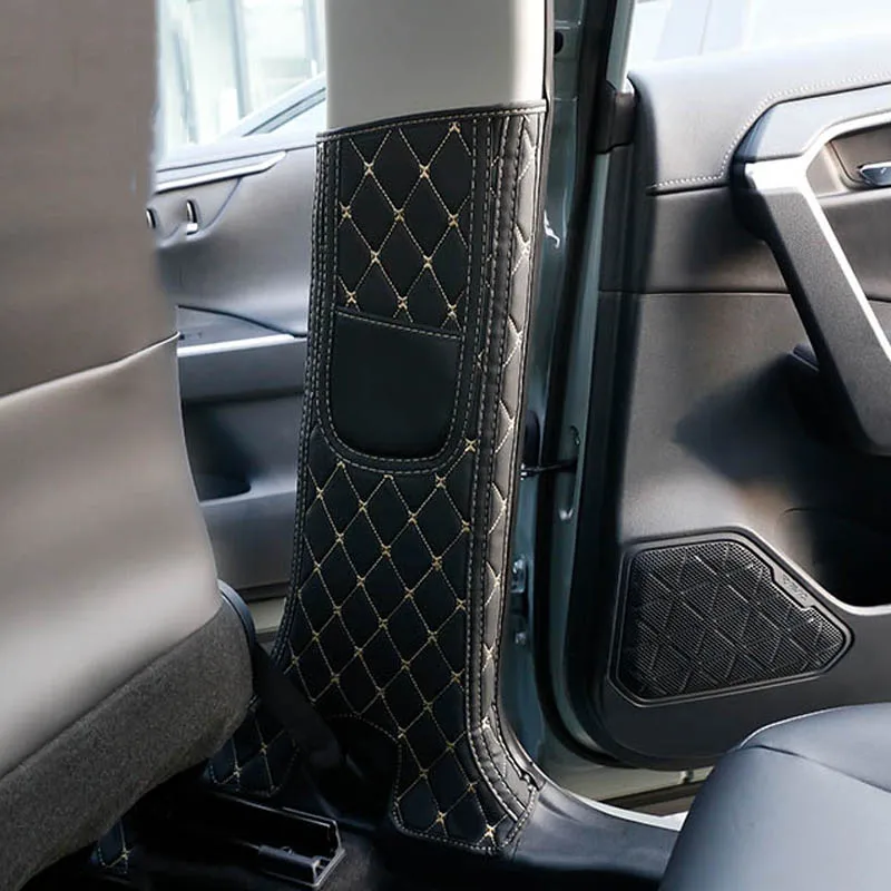 Автомобильная защита для стойки B Противоударная накладка против грязи чехол