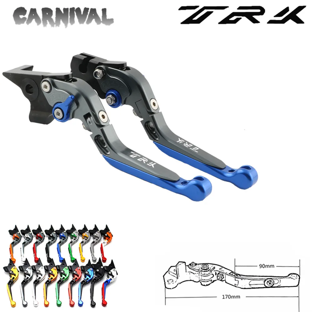 Выдвижные CNC регулируемые рычаги тормоза сцепления для мотоцикла Benelli Jinpeng 502 TRK502