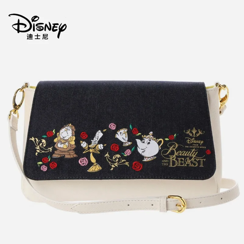 Новые модные сумки тоуты Disney из натуральной кожи Красавица и чудовище кошелек