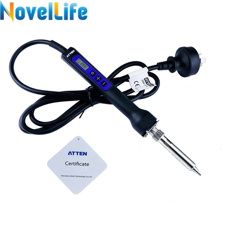 Электрический паяльник с регулируемой температурой 80 Вт 150 портативная цифровая