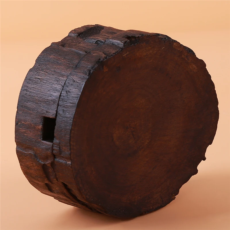 

1PC Durable Cigarette Ashtray Wooden Ashtray For Handwork Ash Tray Vintage Table Decorative