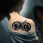 Водонепроницаемые временные тату наклейки Бабочка Насекомое животное поддельные тату флэш тату боди-арт татуировки для девочек женщин мужчин и детей