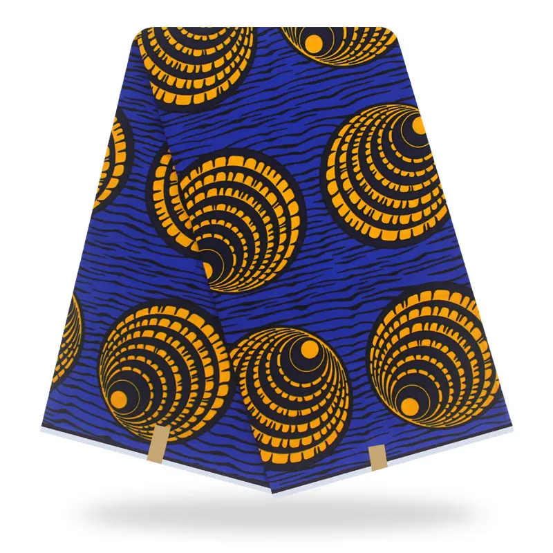 

African Prints Batik Pagne Real Wax Fabric Africa Sewing Wedding Dress Crafts Material 100% cotton High Quality Tissu