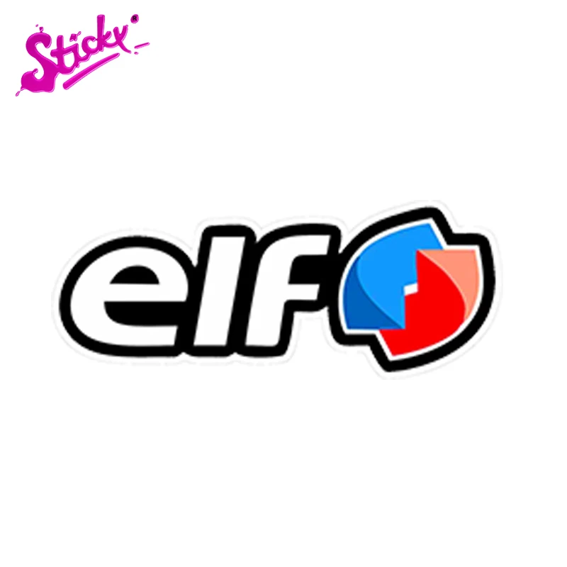 

STICKY Waterproof ELF Oil Race Voiture Renault Autocollants Auto Moto Stickers Sport Badge Brand Car Sticker Decal Decor