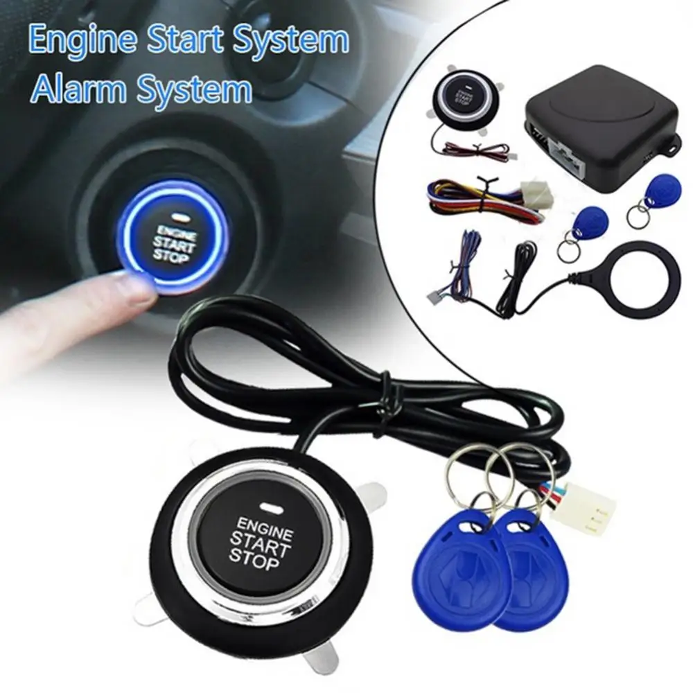

35% Hot Sales!!! 12V Car RFID Immobilizer Keyless Engine Start Stop Security Hidden Lock System