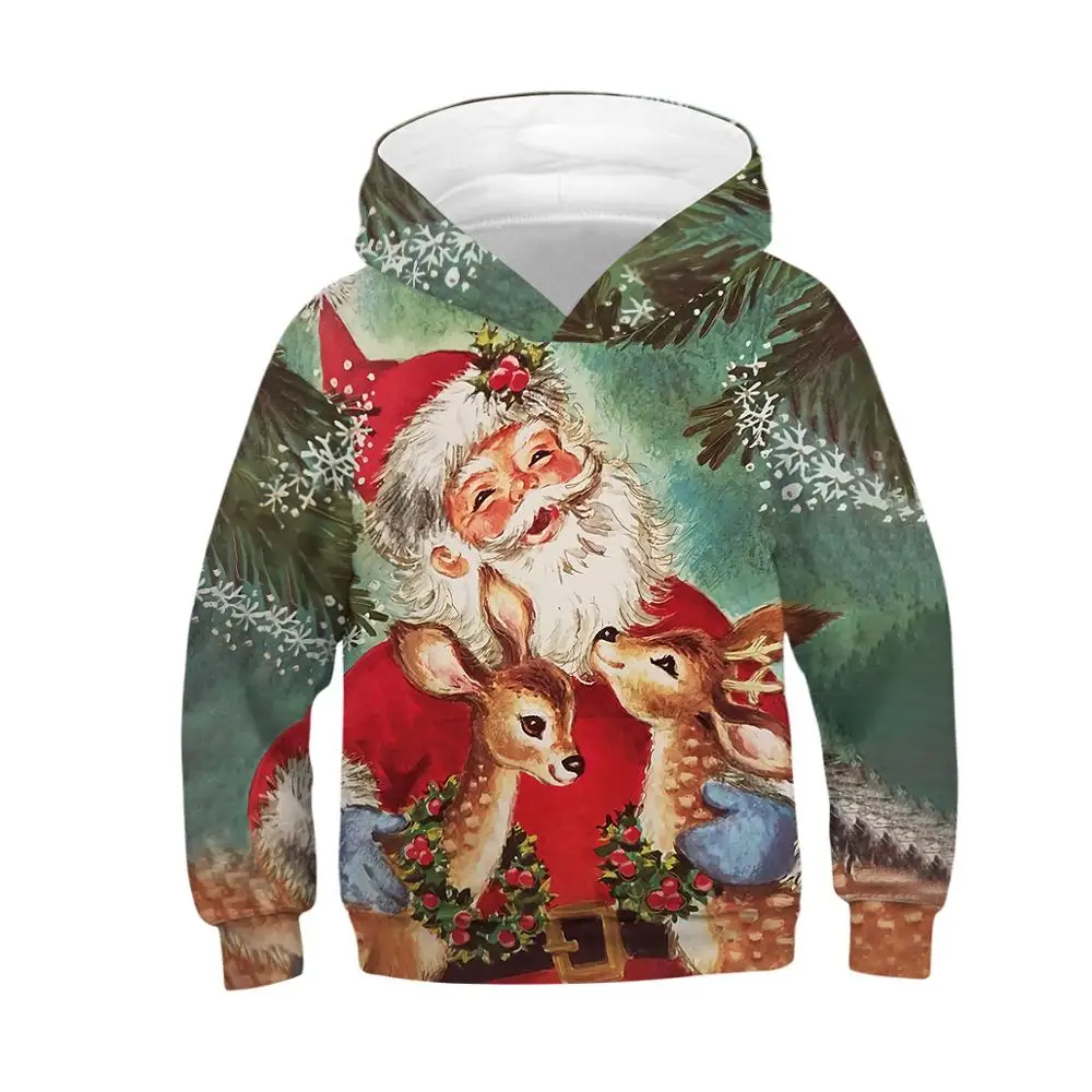 

Children's Sport Hoodies 3D Printed Boy Girl's Loose Pullover Child Hooded Sweater 4-14y Kids Sweatshirt Coat Tops