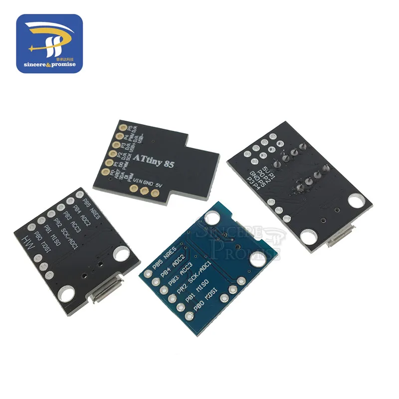 ATTINY синий черный TINY85 Digispark Kickstarter микро макетная плата ATTINY85 модуль для Arduino IIC IEC USB ATTINY45