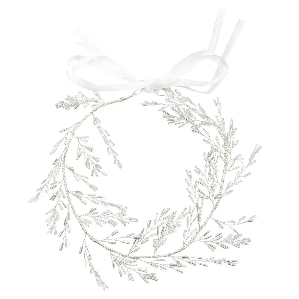 Свадебная тиара Стразы с жемчужинами и цветами ювелирные изделия свадебные