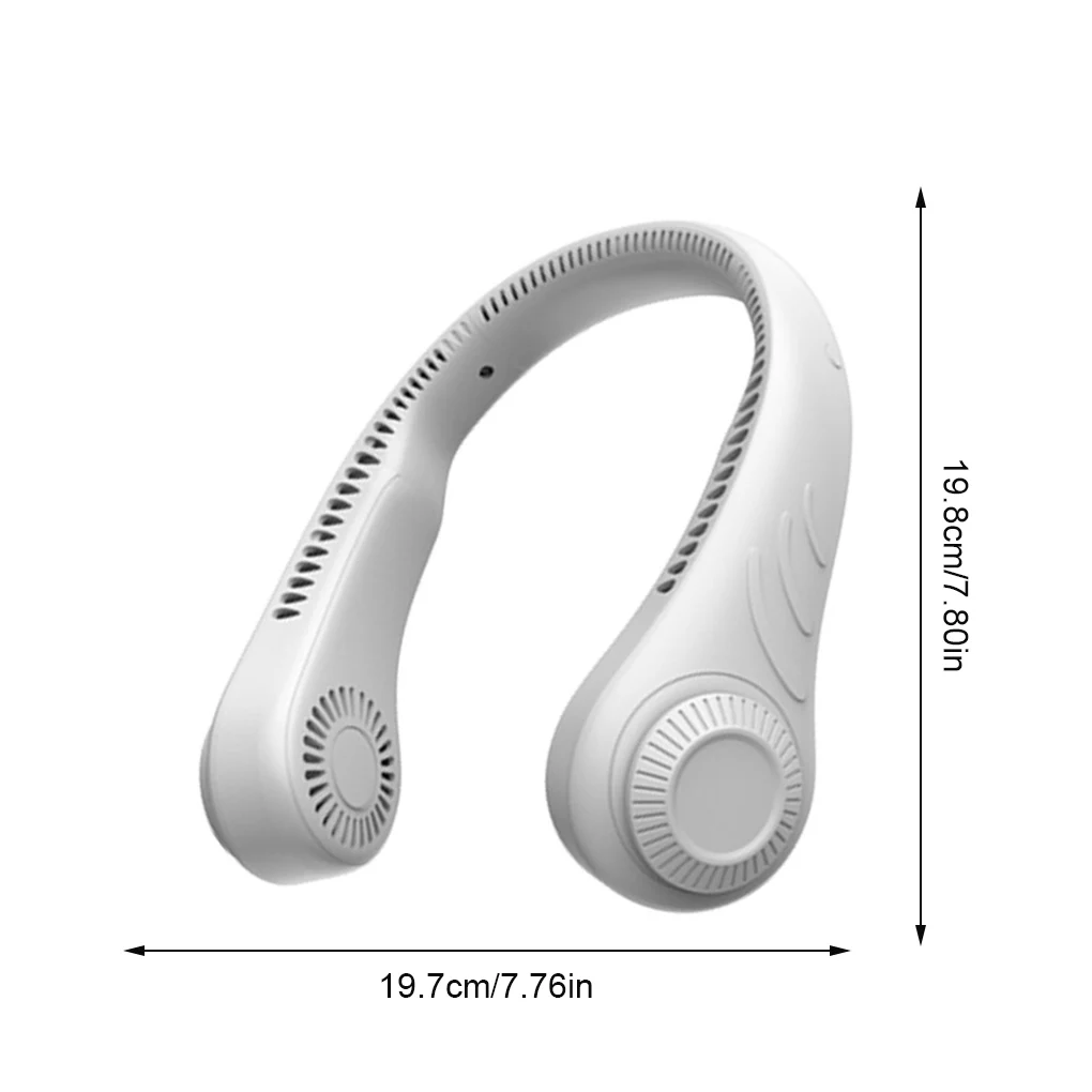 

Xiaomi Hanging Neck Fan 4000mAh Recharge Portable Cooling Fan USB Leafless 360 Degree Electric Neckband Fans 78 Surround