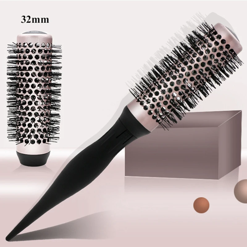 Профессиональная расческа круглый набор кистей Женский керамический роликовый