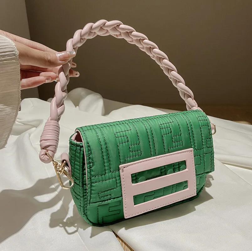 

Women's Summer 2021 New Versatile Niche Design Single Shoulder Underarm Bag Messenger Small Square Bag Purses and Handbags