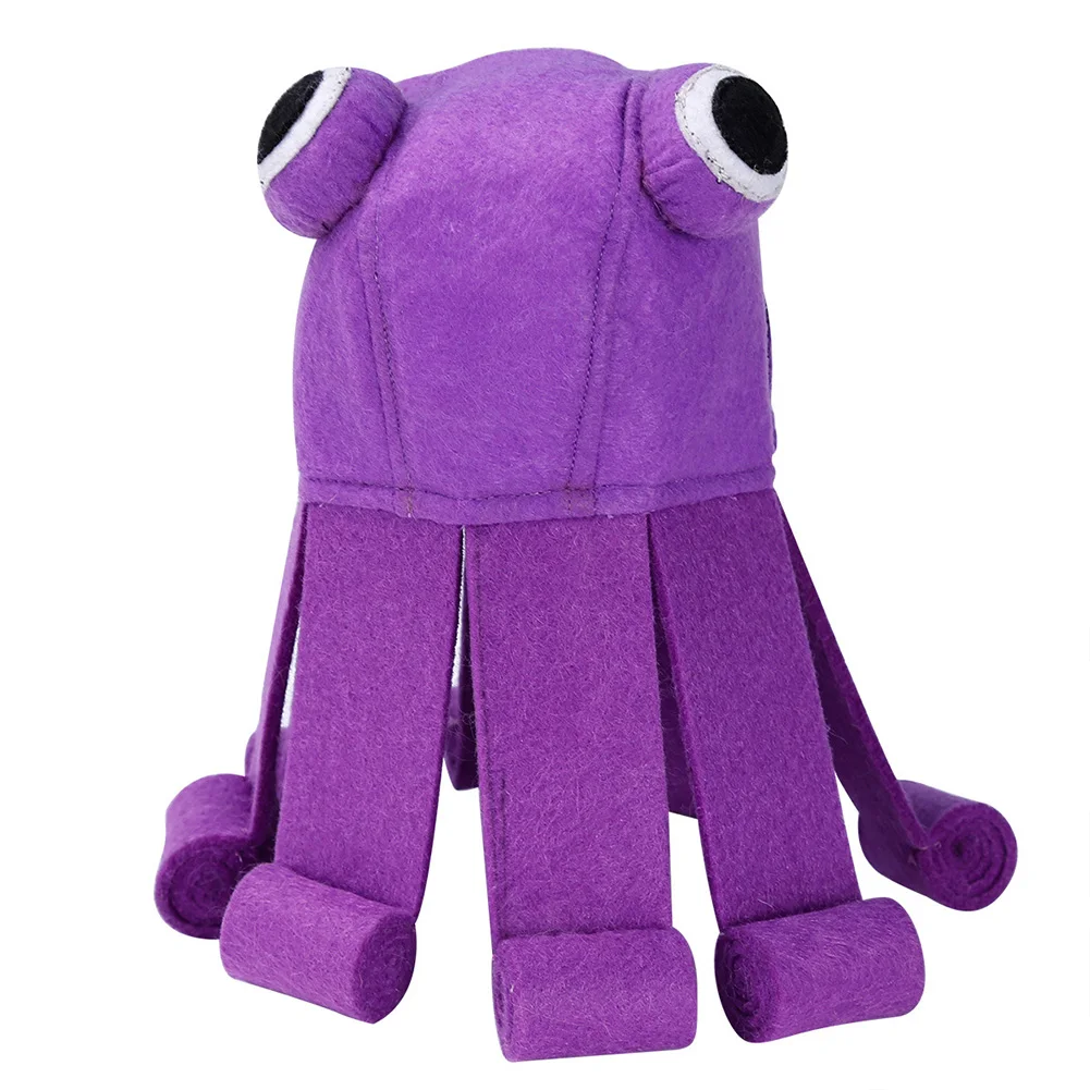 Осьминог кошка Косплэй шляпа преобразования Головные уборы фиолетовый головной