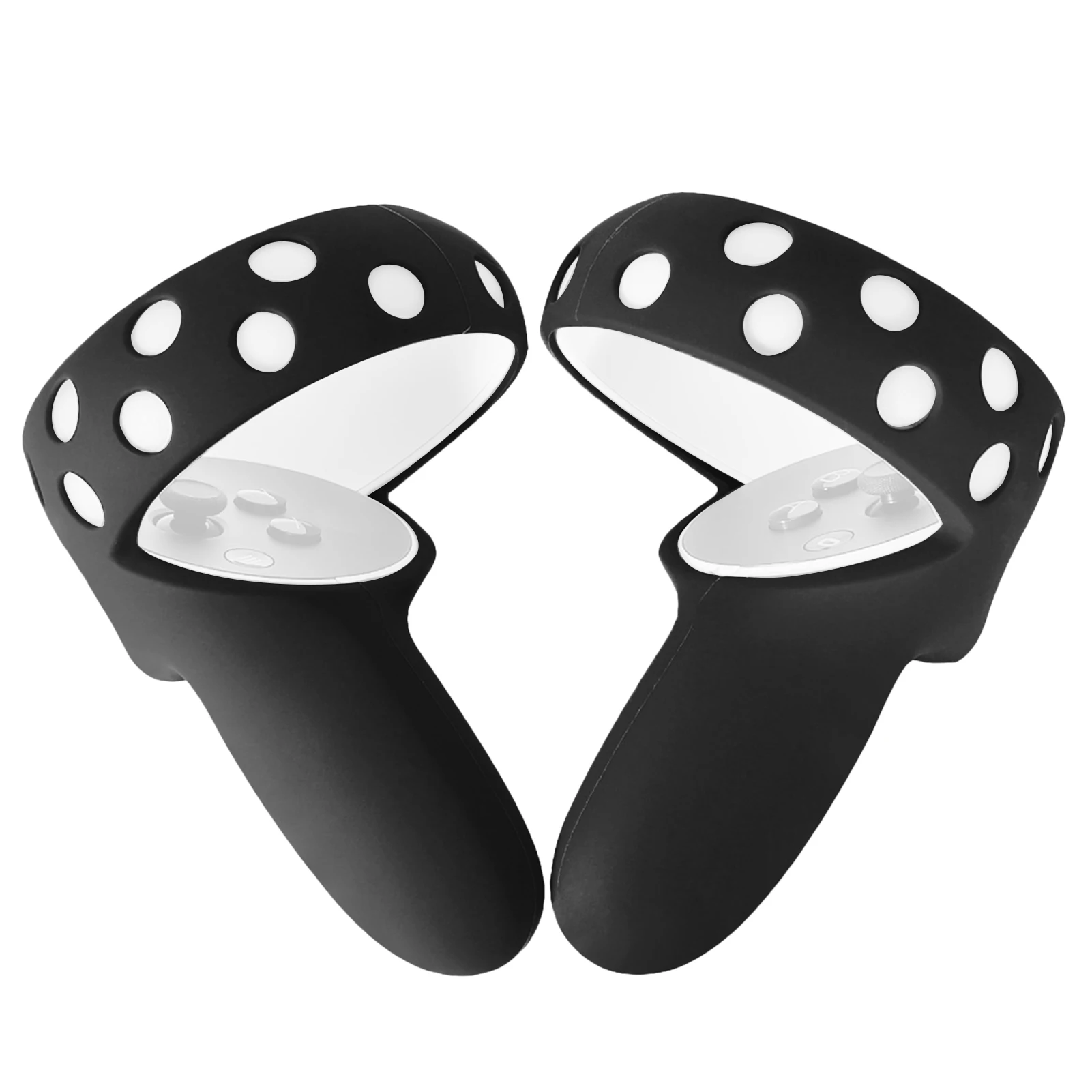 Защитный чехол ударопрочная пара силиконовая оболочка для контроллера Oculus Quest VR 2