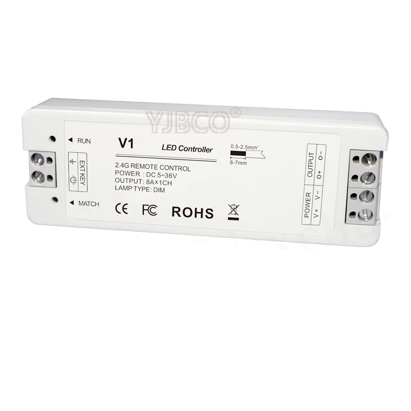 Беспроводной светодиодный диммер с сенсорным управлением 2 4 ГГц 1 канал канала 3