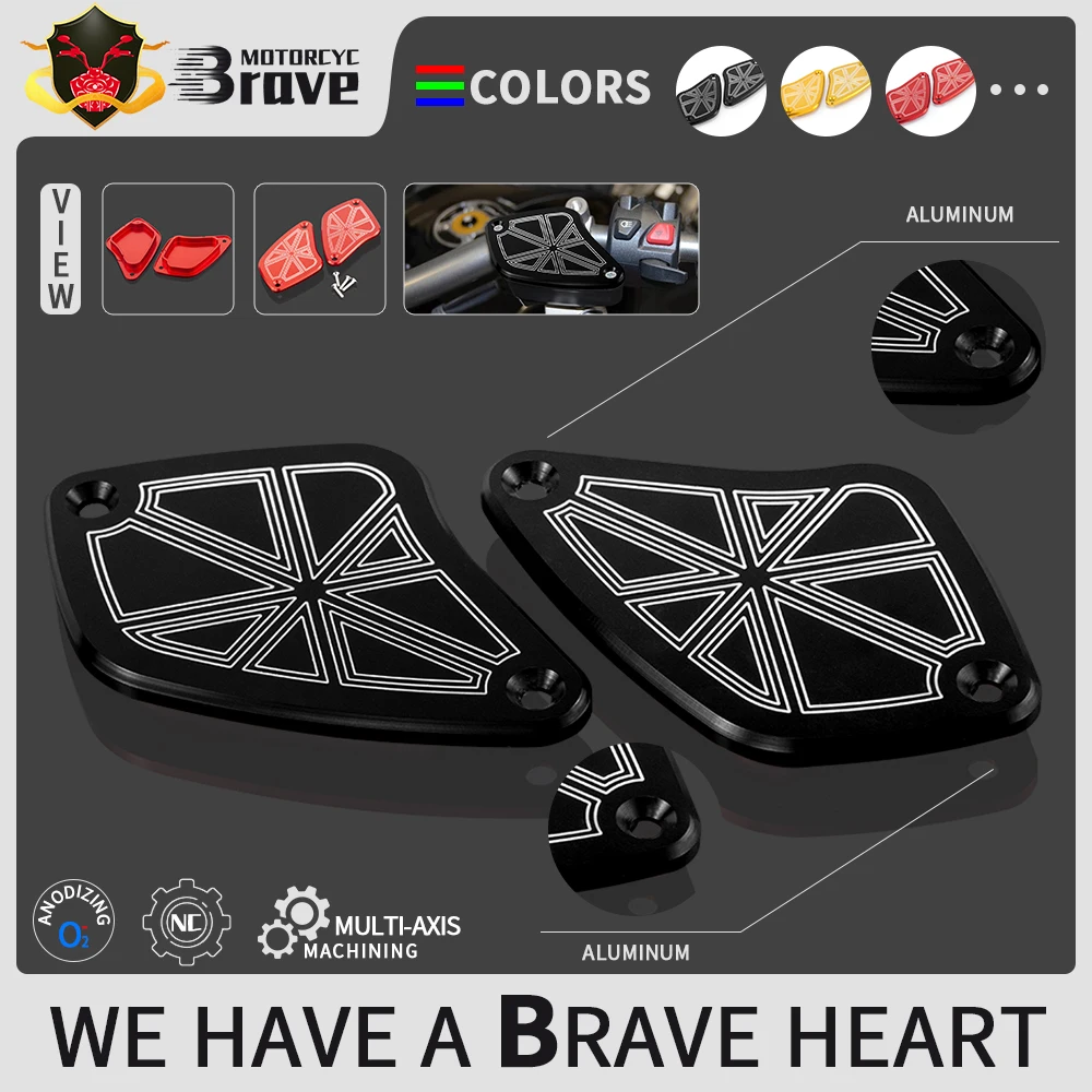 CNC Передняя Тормозная жидкость сцепления Крышка Резервуара для DUCATI X Diavel/S 2016 2017 2018