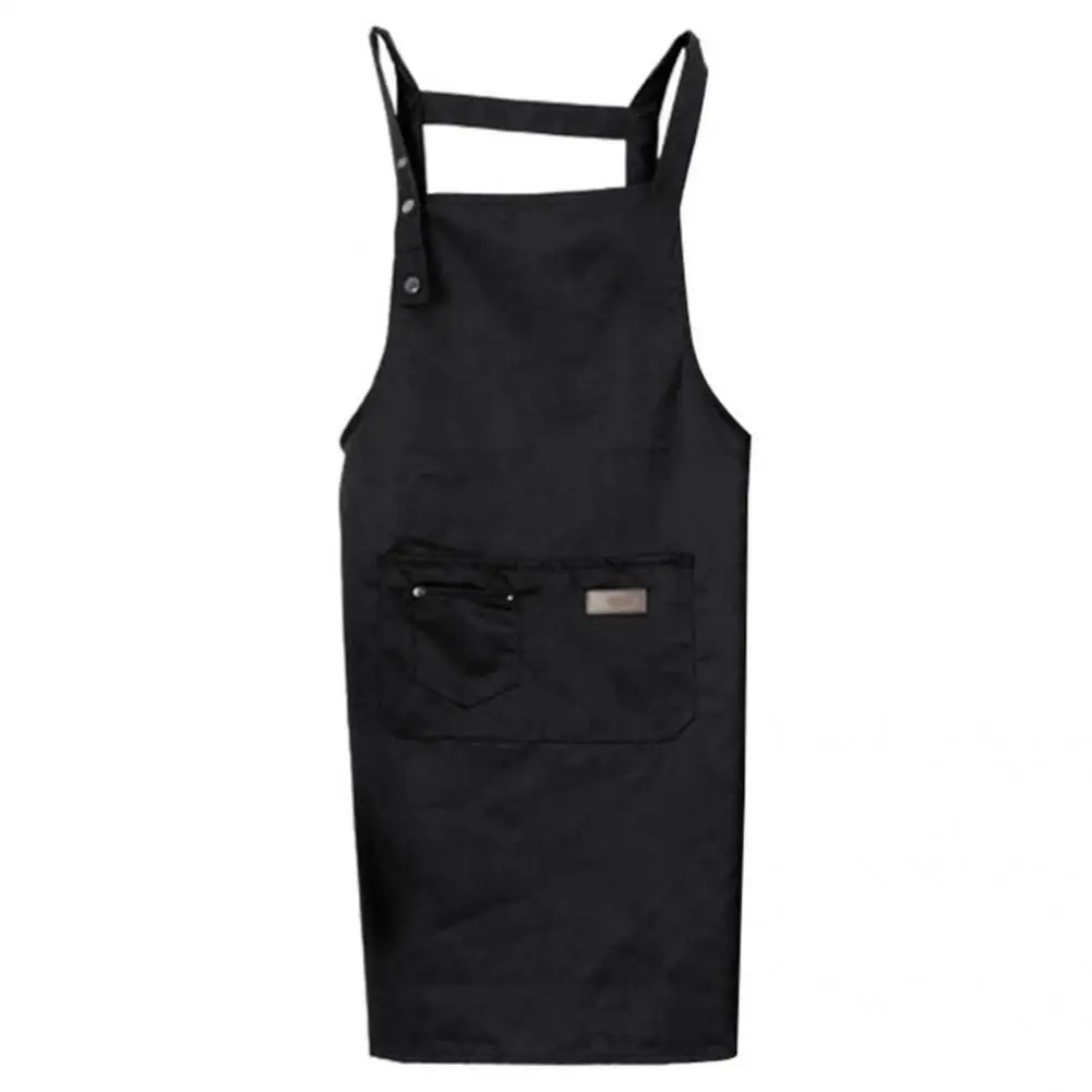 

Comfortable to Wear Polyester Cotton Polyester Cotton Pockets BBQ Apron for Home