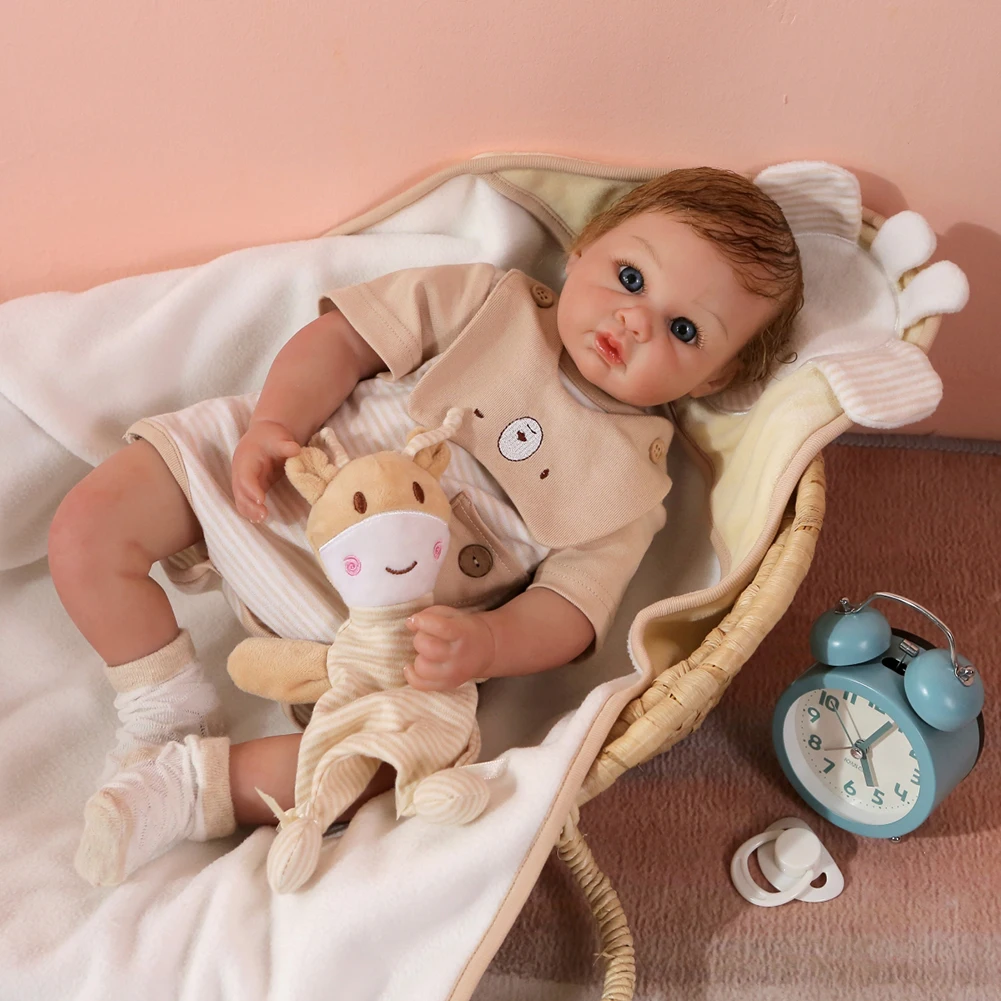 

NPK 50cm Rebirth Doll Realistic Reality Doll High Quality Reborn Baby Play House Toys Holiday Gifts Fabric Dolls