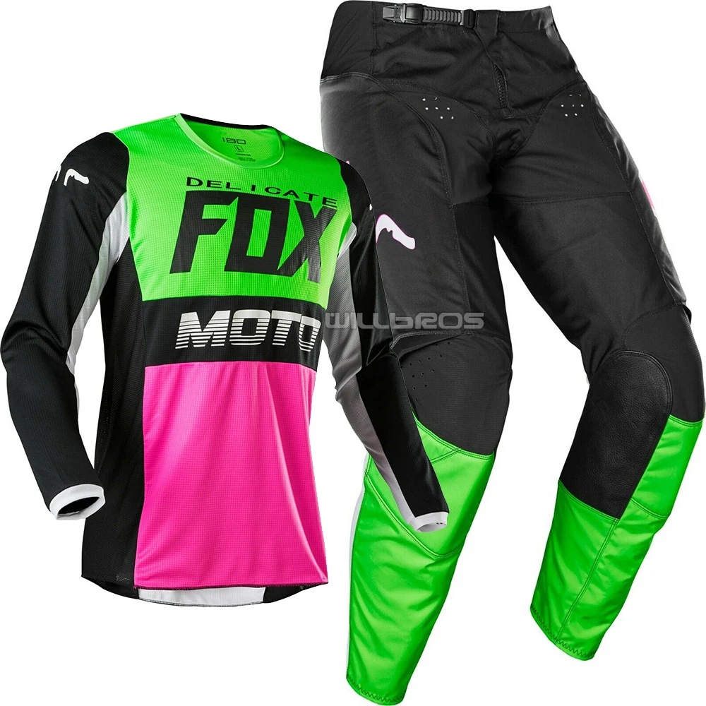 Нежный лиса 180 Fyce автомобильный MTB/MX велосипед оборудование для мотокросса набор мотоцикл мужской костюм