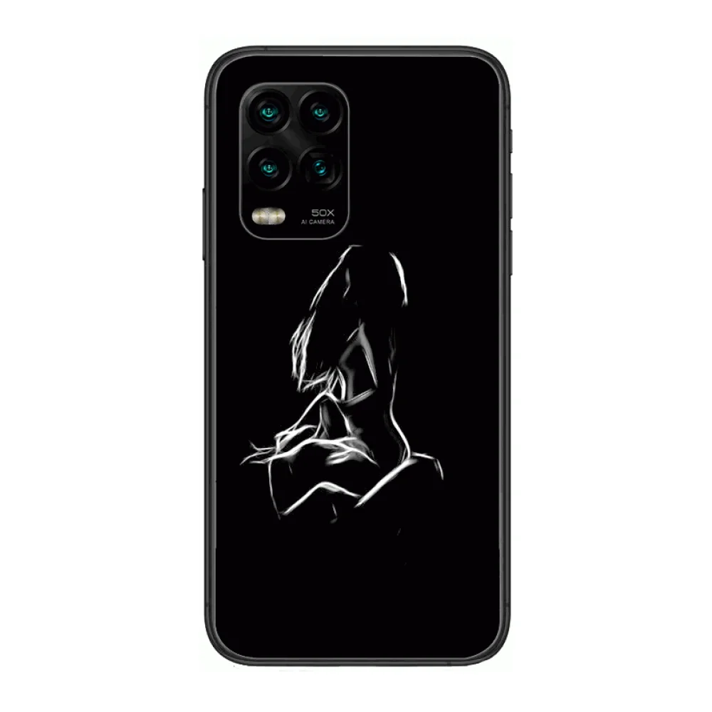 

Mature wind Artistic climax Drop proof mobile phone cover Phone Case For xiaomi Redmi Note 9S 8 7 6 5 A Pro T Anime Black Cover