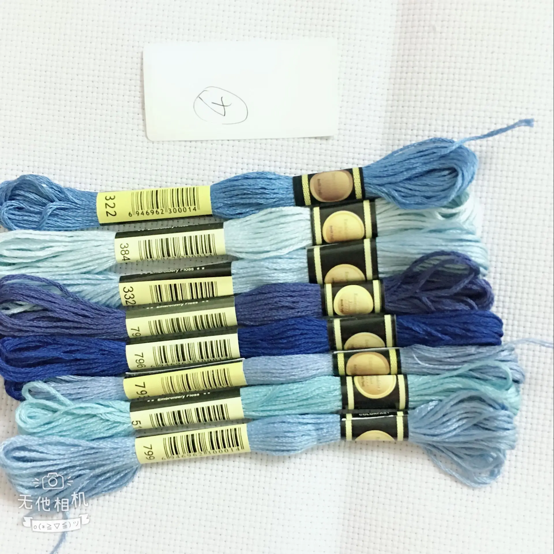 Oneroom разноцветные большой выбор DMC две наклейки нить вышивка крестом стежка