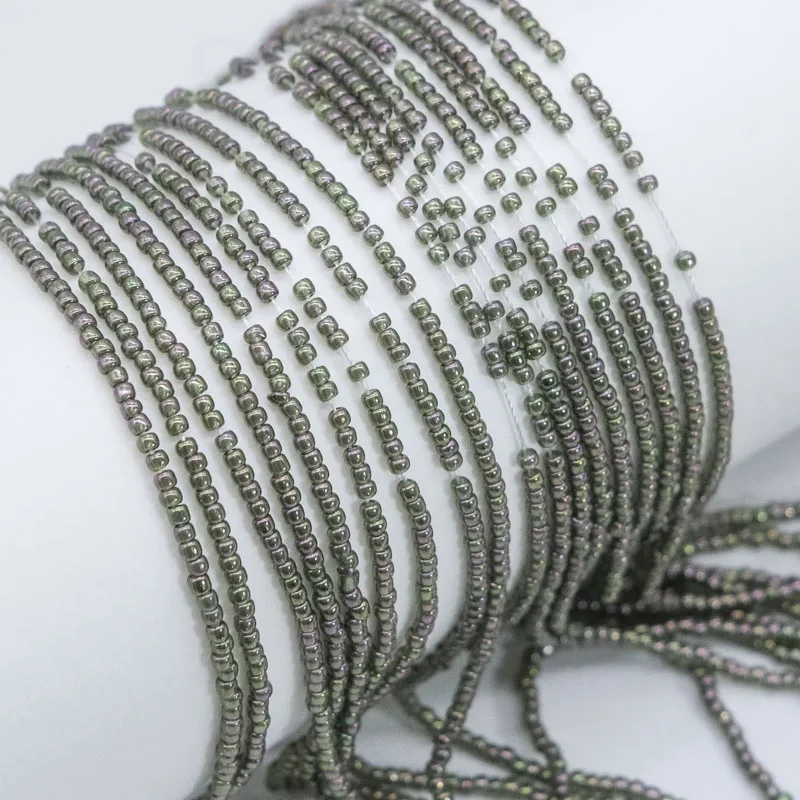 Материал для французской вышивки импортные рисовые бусины Япония Toho винтажная