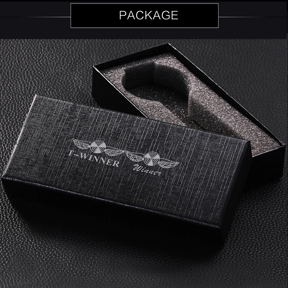 Часы наручные WINNER Мужские механические винтажные брендовые Роскошные модные