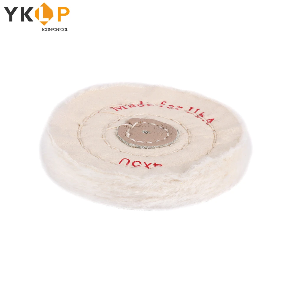 Полировальное колесо из хлопка 100 мм полировальное ткани отверстие 4 буфер Arbor