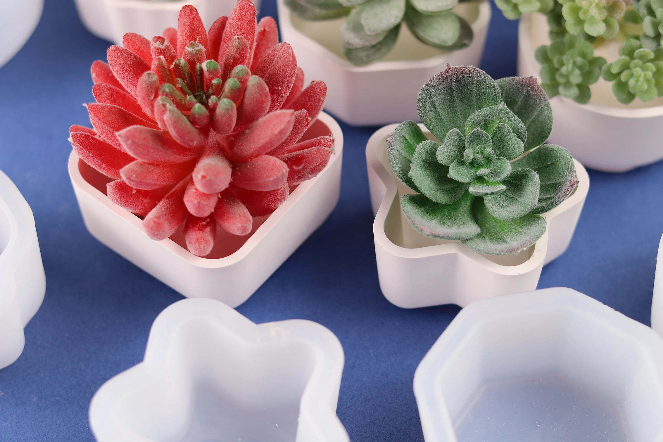 Новейший круглый бетонный горшок силиконовая форма для свеч Diy ручной работы 12 см