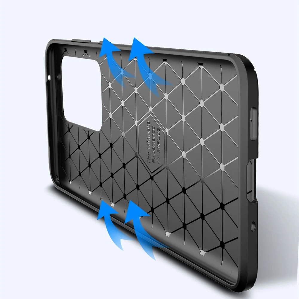 Для Coque Samsun Galaxy S20 Plus Ультра чехол Роскошный карбоновый противоударный
