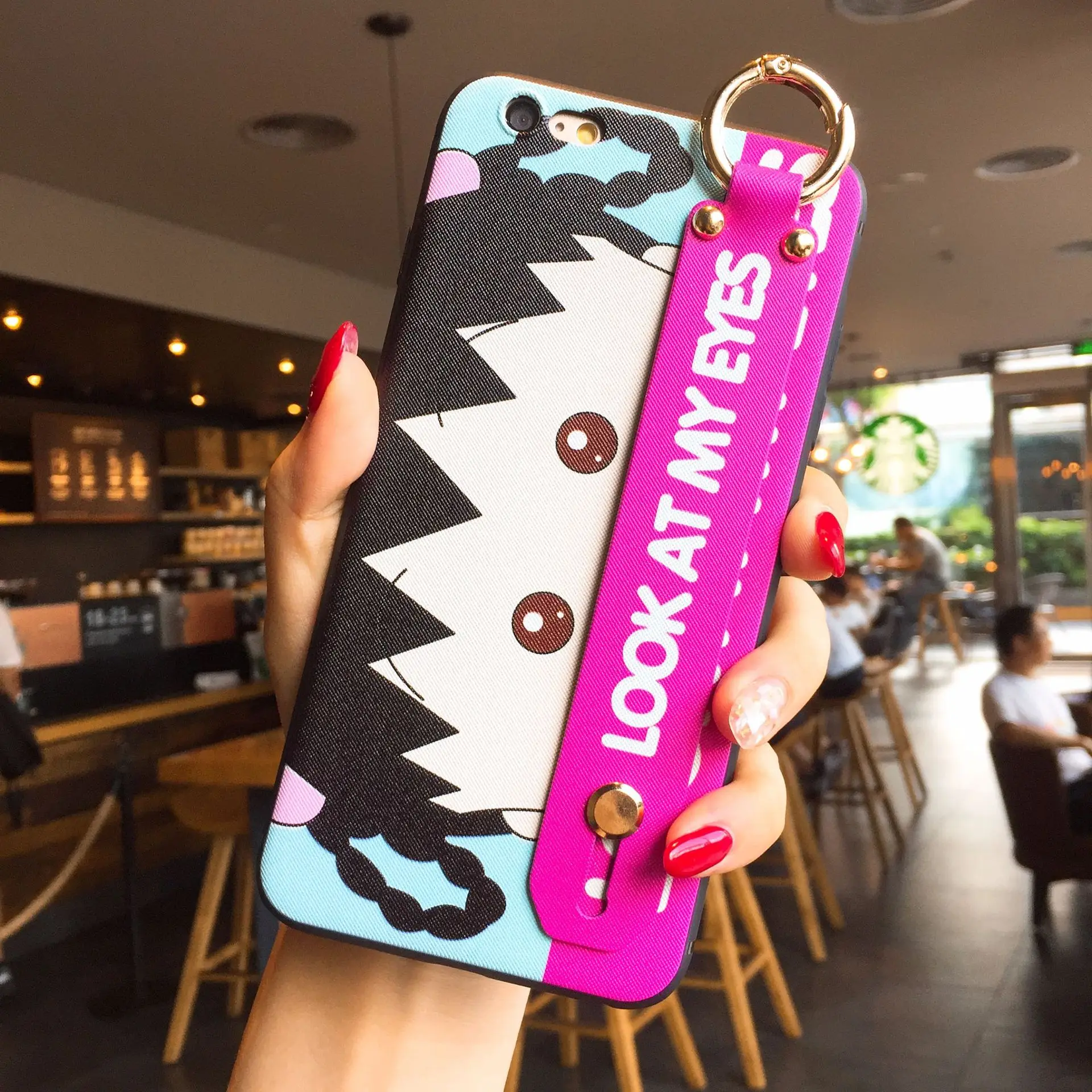 Creative Embossed Shell for iPhone X XS XR Max 8 7 6 Plus Anti Fall Mobile Phone Case |