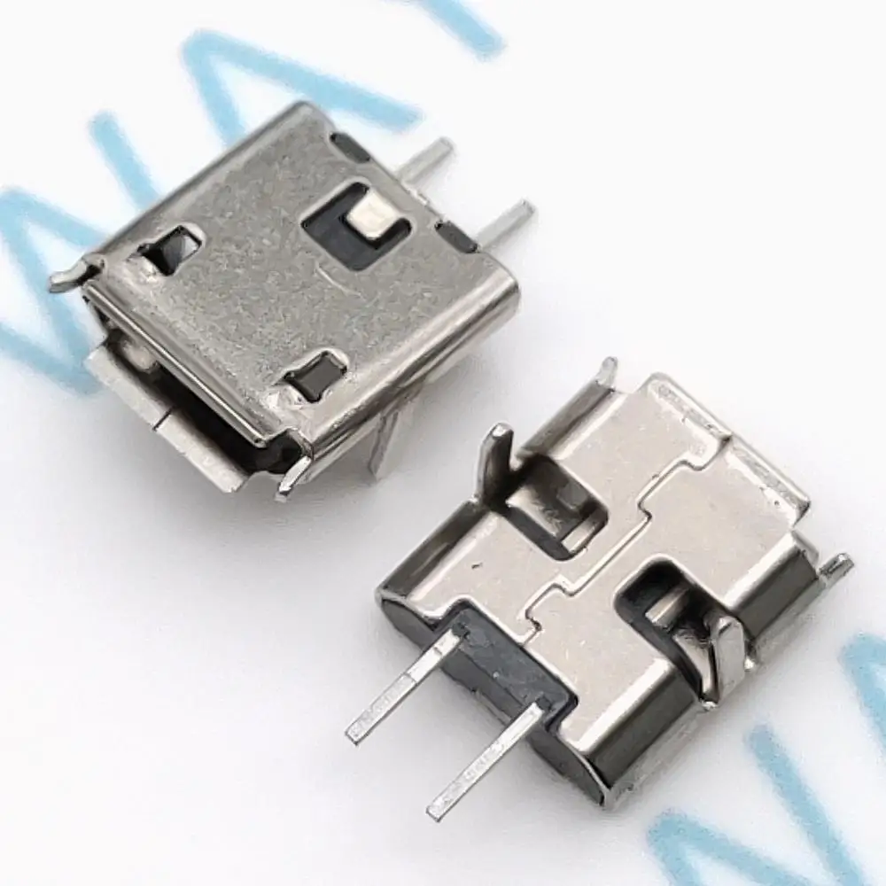Разъем Micro Usb 2-контактный типа B для Мобильный телефон разъема Micro Usb 2-контактный разъем для зарядки, 50 шт.