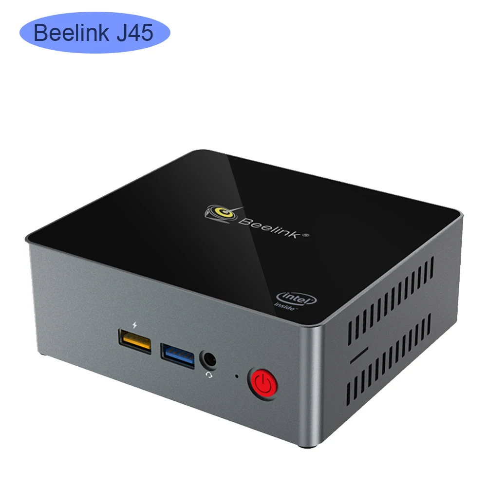 Beelink J34 win 10 Мини ПК intel celeron J3455 2,3 ГГц 8 ГБ DDR3 128 Гб SSD windows 10 компьютер linux NUC ubuntu игровой компьютер