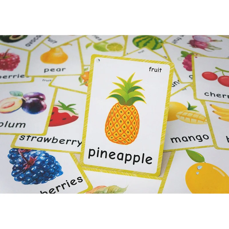 Детские флэш-карты фрукты 21 шт. | Игрушки и хобби
