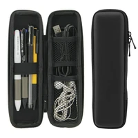 new office students pens pouch earphone mesh storage organizer pencil zipper case school supplies