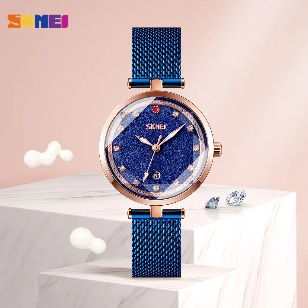 Часы SKMEI женские с японским кварцевым механизмом Брендовые повседневные