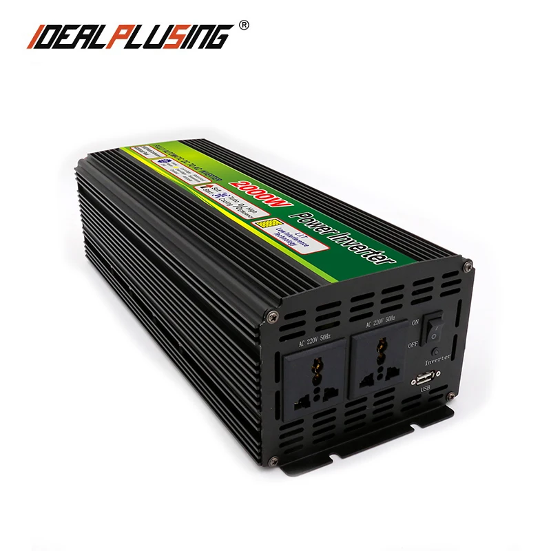 12v 24v to 220v 230v 240v DC to AC Modified wave inverter 2000W power inverter from IDEALPLUSING 12v 24v to 220v 230v 240v DC to AC Modified wave inverter 2000W power inverter from IDEALPLUSING