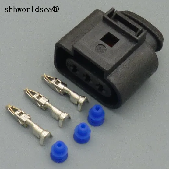 Shhworld Sea 1 комплект 3 pin для VW авто водонепроницаемый разъем 1J0973723 автомобильный 3,5 серии сенсорные Разъемы Разъем 1J0 973 723