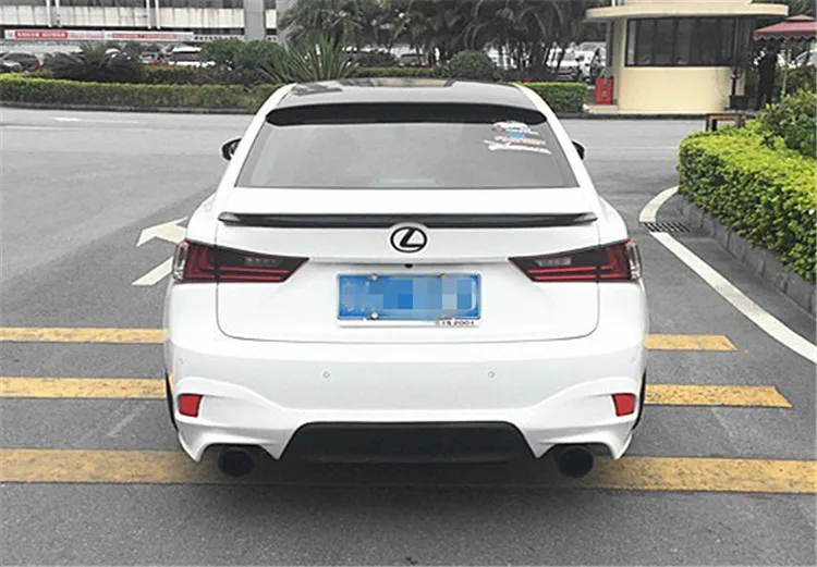 Для 2013-2016 Lexus IS300 IS250 IS350 спойлер спортивный ABS Материал заднего крыла