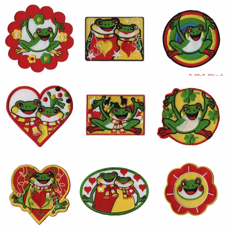 Нашивки с утюгом патчи лягушкой Oeteldonk нашивки вышивкой для одежды аксессуары |