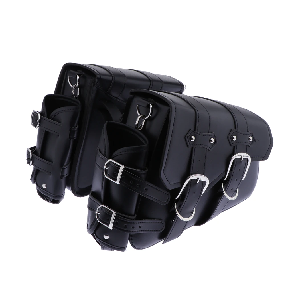 Precio L & R-alforja Para Herramientas De Motocicleta Lateral, Bolsa, Taza Y Soporte Para Botella De Combustible Y Aceite