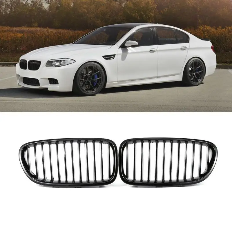 1 пара Подходит для BMW F10 F18 528i 530i 535i 2010 2011 2012 2013 2014 автомобиль передняя решетка