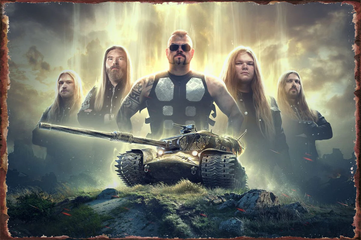 Винтажный металлический знак WOT x Sabaton в стиле ретро жестяные таблички Настенный